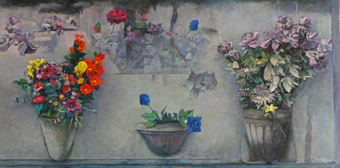 Bodegón floral — Arquímedes Artal
