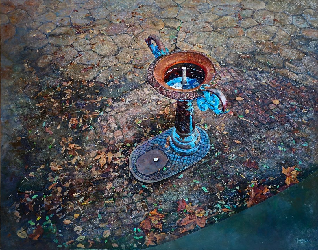 Fuente de Campolongo (invierno) — Arquímedes Artal