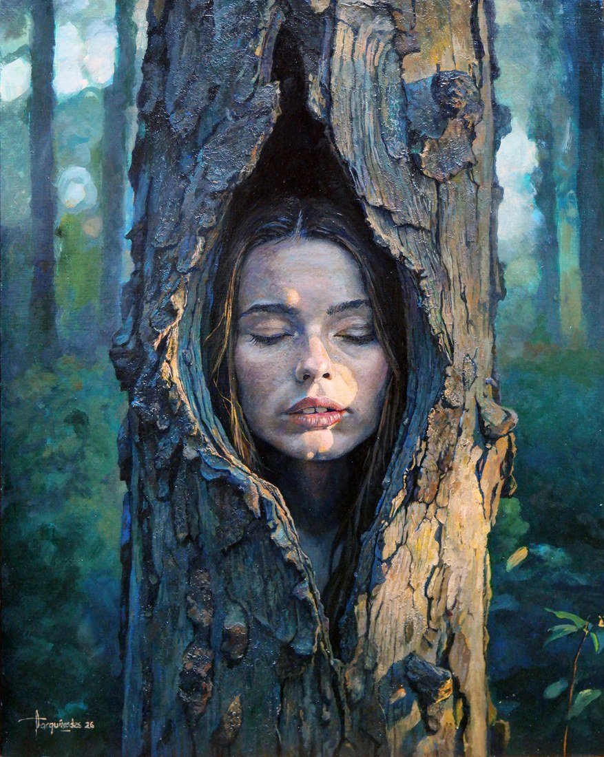 Dama del árbol — Arquímedes Artal